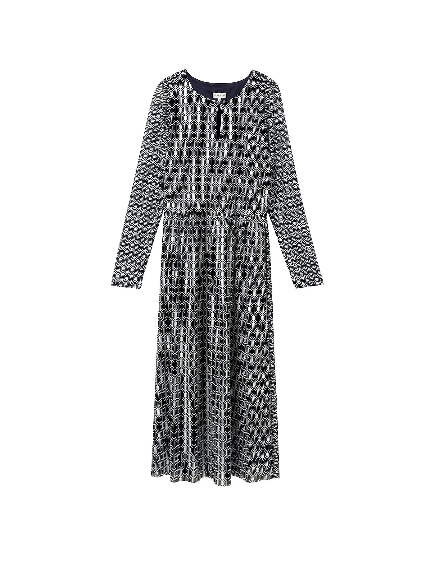 TOM TAILOR | Midikleid | dunkelblau